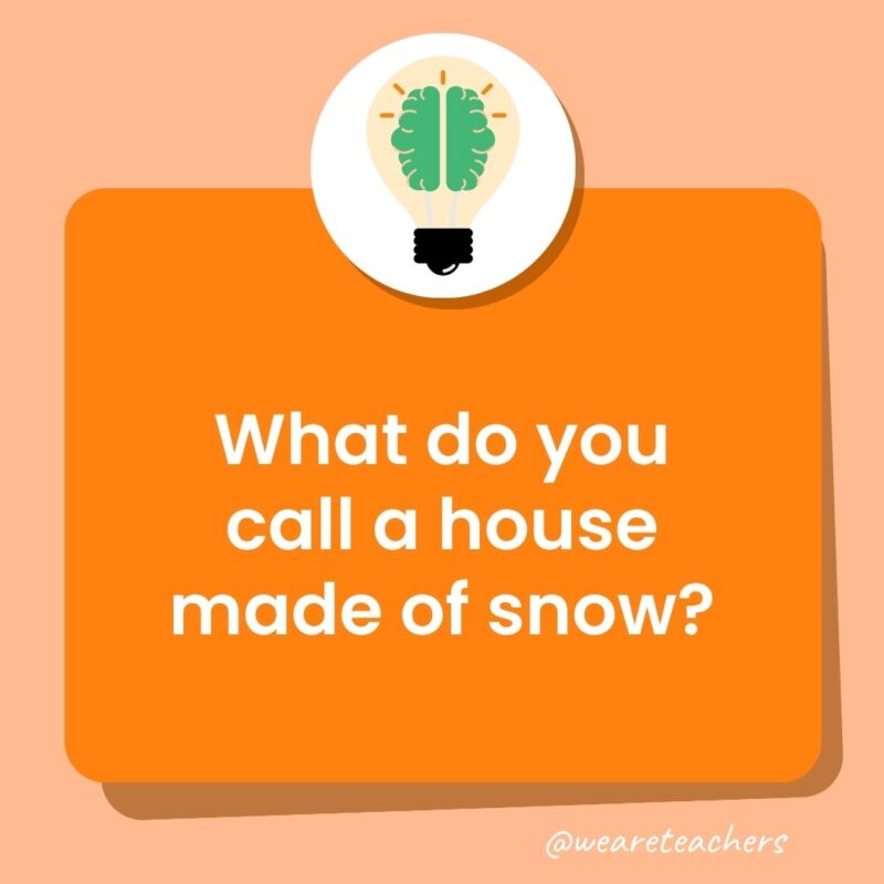 What do you call a house made of snow? What do you call a house made of snow?
