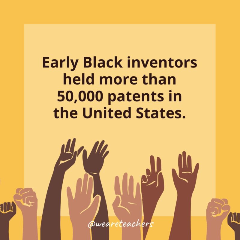 Early Black inventors held more than 50,000 patents in the United States. Early Black inventors held more than 50,000 patents in the United States.