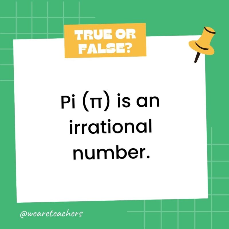 Pi (π) is an irrational number. Pi (π) is an irrational number.