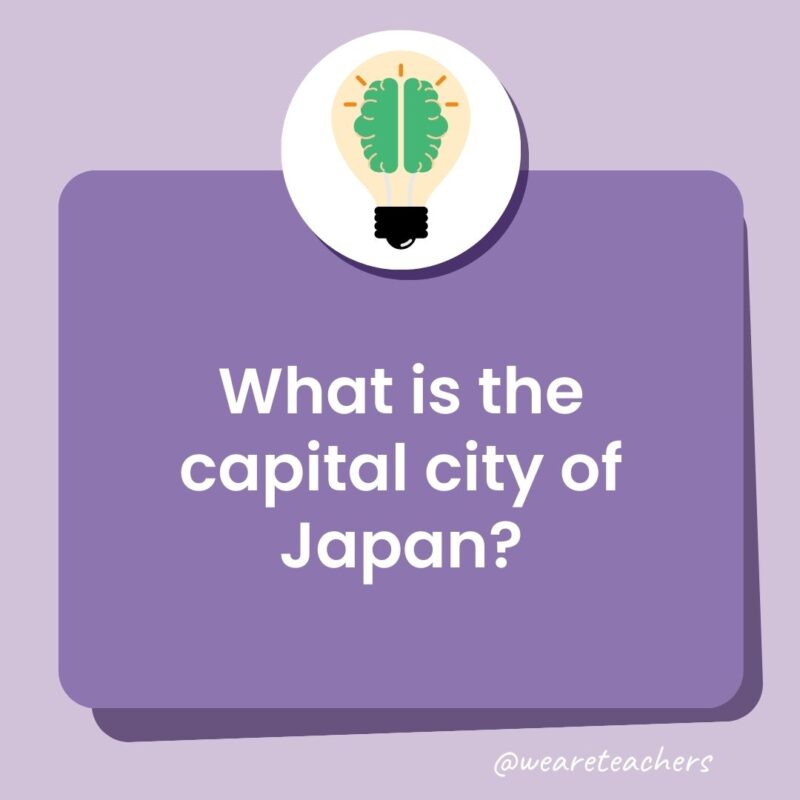 What is the capital city of Japan? What is the capital city of Japan?