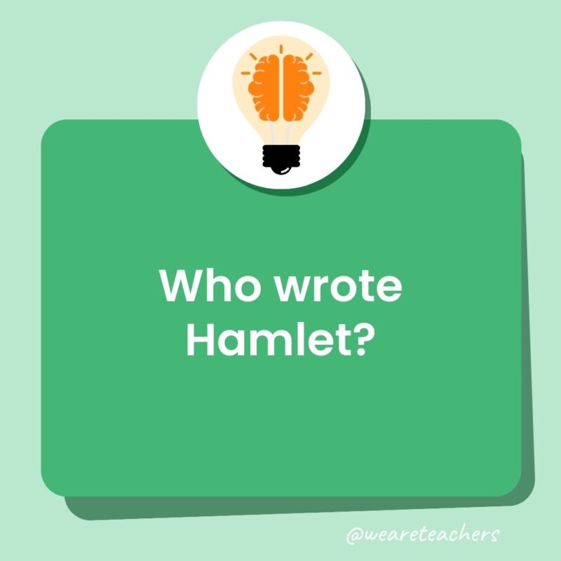 Who wrote Hamlet? Who wrote Hamlet?