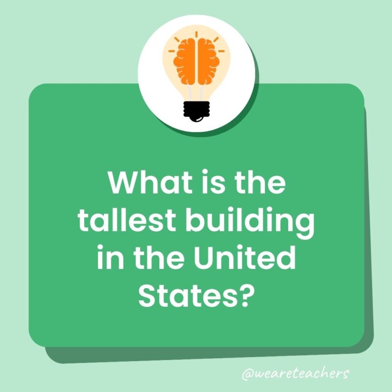 What is the tallest building in the United States? What is the tallest building in the United States?