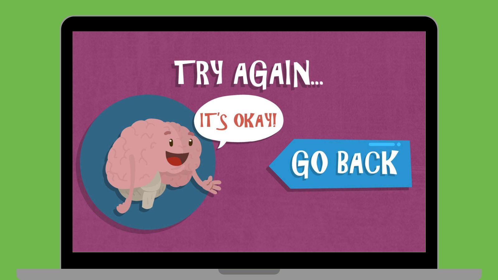 This Free Game Teaches Students How Alcohol Affects Their Developing Brain Slide showing an incorrect guess