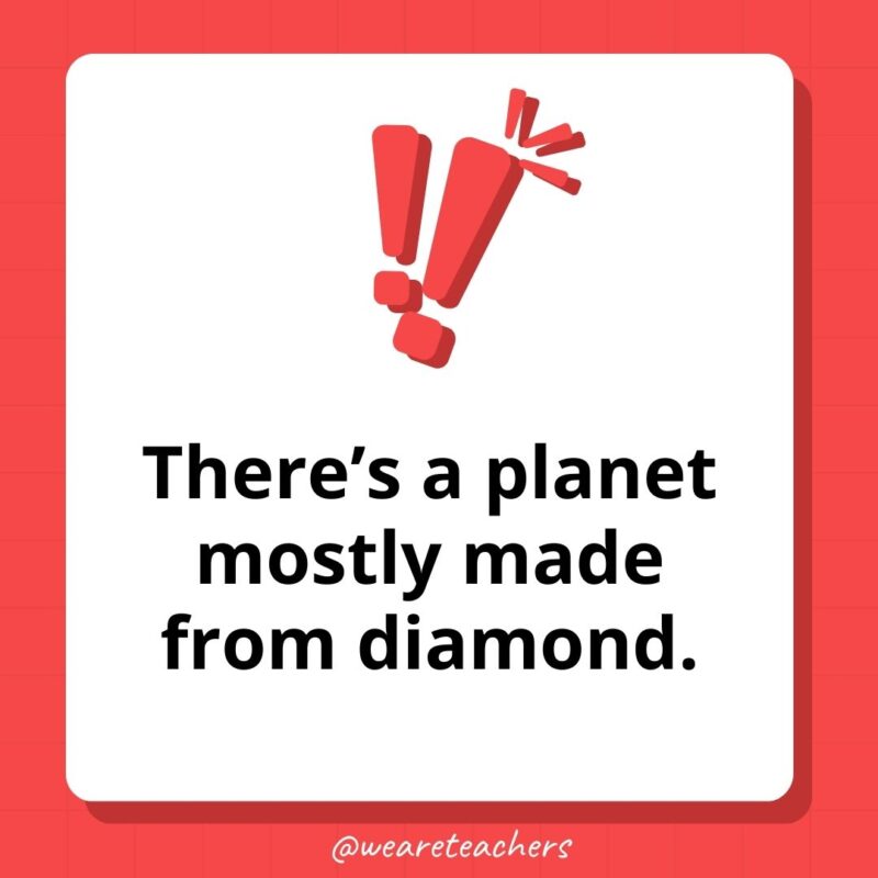 There’s a planet mostly made from diamond.- weird fun facts There’s a planet mostly made from diamond.- weird fun facts