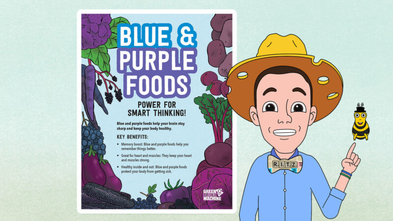 Eat-the-Rainbow-Poster-4 Blue and purple foods poster