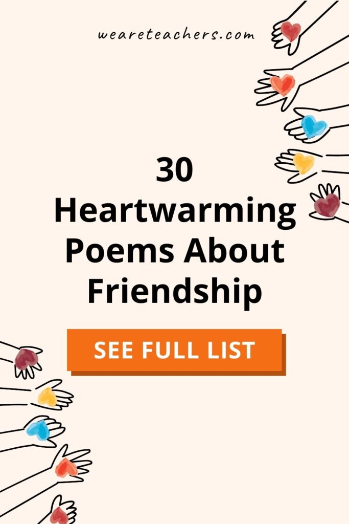 30 Heartwarming Poems About Friendship To Share With Students 30 Heartwarming Poems About Friendship To Share With Students