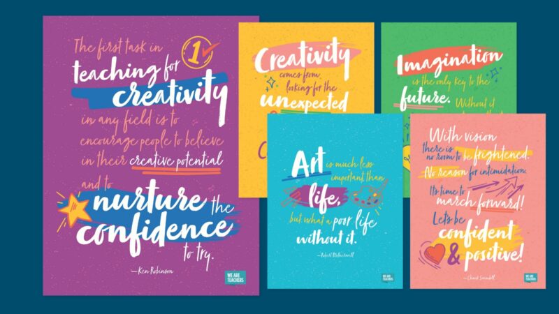 Print and hang our bundle of five Helen Keller quotes posters. They’re free to download—just enter your email address in the form on this page!

