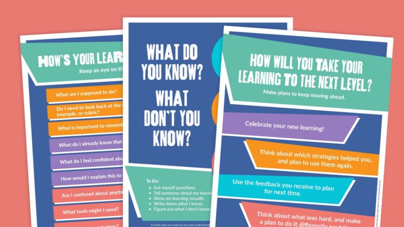 metacognitive posters