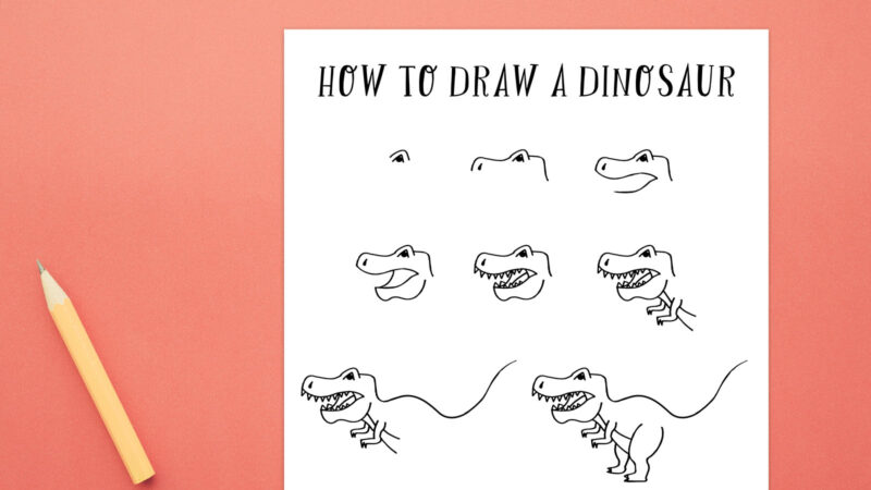 How to Draw a Dinosaur Feature How to Draw a Dinosaur Feature