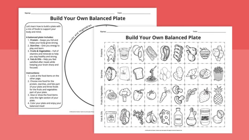 Build Your Own Balanced Plate