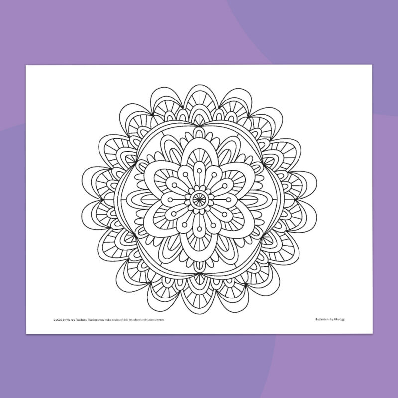 Mandalas Coloring Pages 3 (1) mandala design 3
