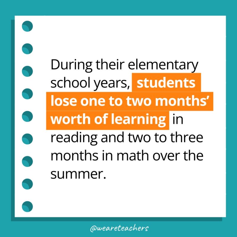 What is summer slide? What is summer slide?