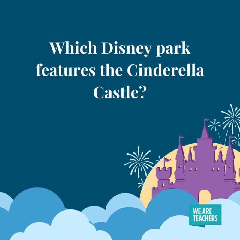 Which Disney park features the Cinderella Castle? Which Disney park features the Cinderella Castle?- disney trivia questions