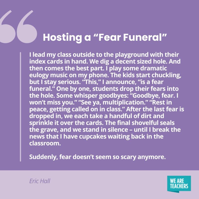 Hosting a fear funeral Hosting a fear funeral