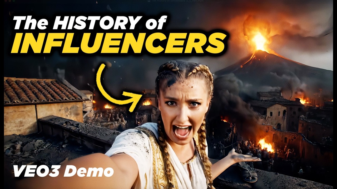 The History of Influencers | Google Veo 3 AI Short Film - YouTube