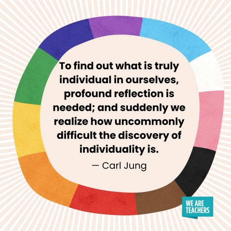 To find out what is truly individual in ourselves, profound reflection is needed; and suddenly we realize how uncommonly difficult the discovery of individuality is. — Carl Jung To find out what is truly individual in ourselves, profound reflection is needed; and suddenly we realize how uncommonly difficult the discovery of individuality is. — Carl Jung