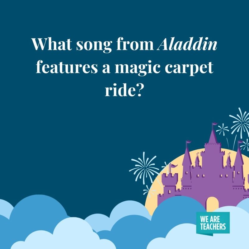 What song from Aladdin features a magic carpet ride? What song from Aladdin features a magic carpet ride?