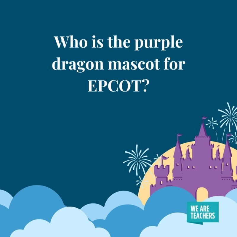 Who is the purple dragon mascot for EPCOT? Who is the purple dragon mascot for EPCOT?- disney trivia questions