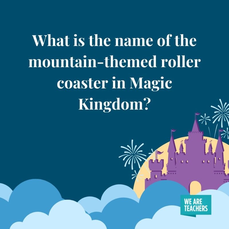 What is the name of the mountain-themed roller coaster in Magic Kingdom? What is the name of the mountain-themed roller coaster in Magic Kingdom?