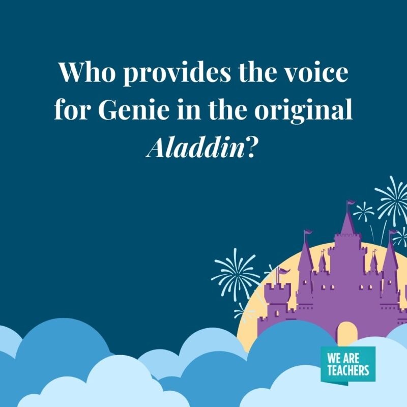 Who provides the voice for Genie in the original Aladdin? Who provides the voice for Genie in the original Aladdin?
