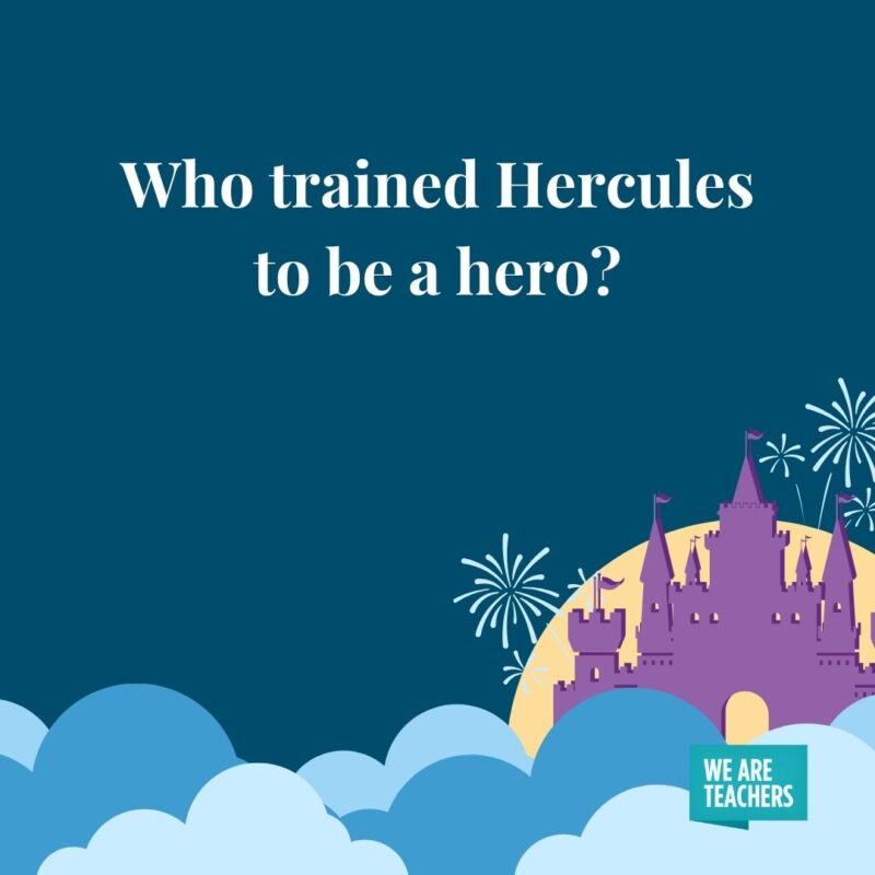 Who trained Hercules to be a hero? Who trained Hercules to be a hero?