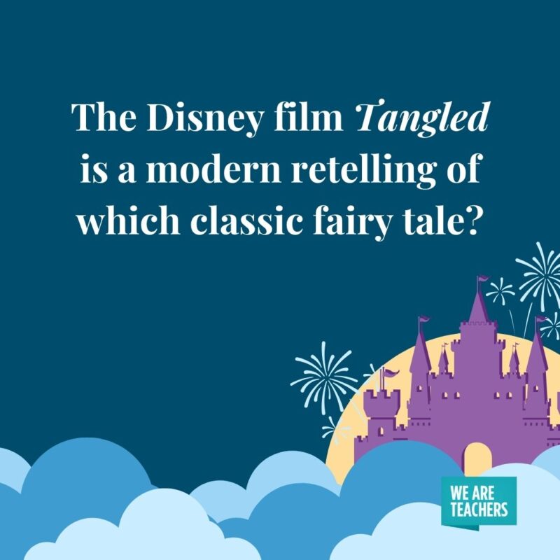 The Disney film Tangled is a modern retelling of which classic fairy tale? The Disney film Tangled is a modern retelling of which classic fairy tale?- disney trivia questions