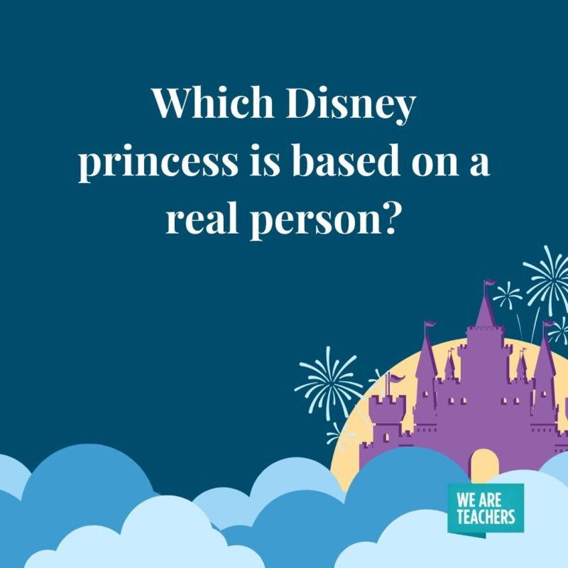 Which Disney princess is based on a real person? Which Disney princess is based on a real person?