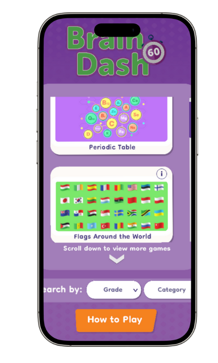 Brain Dash Games Brain Dash 60 on mobile