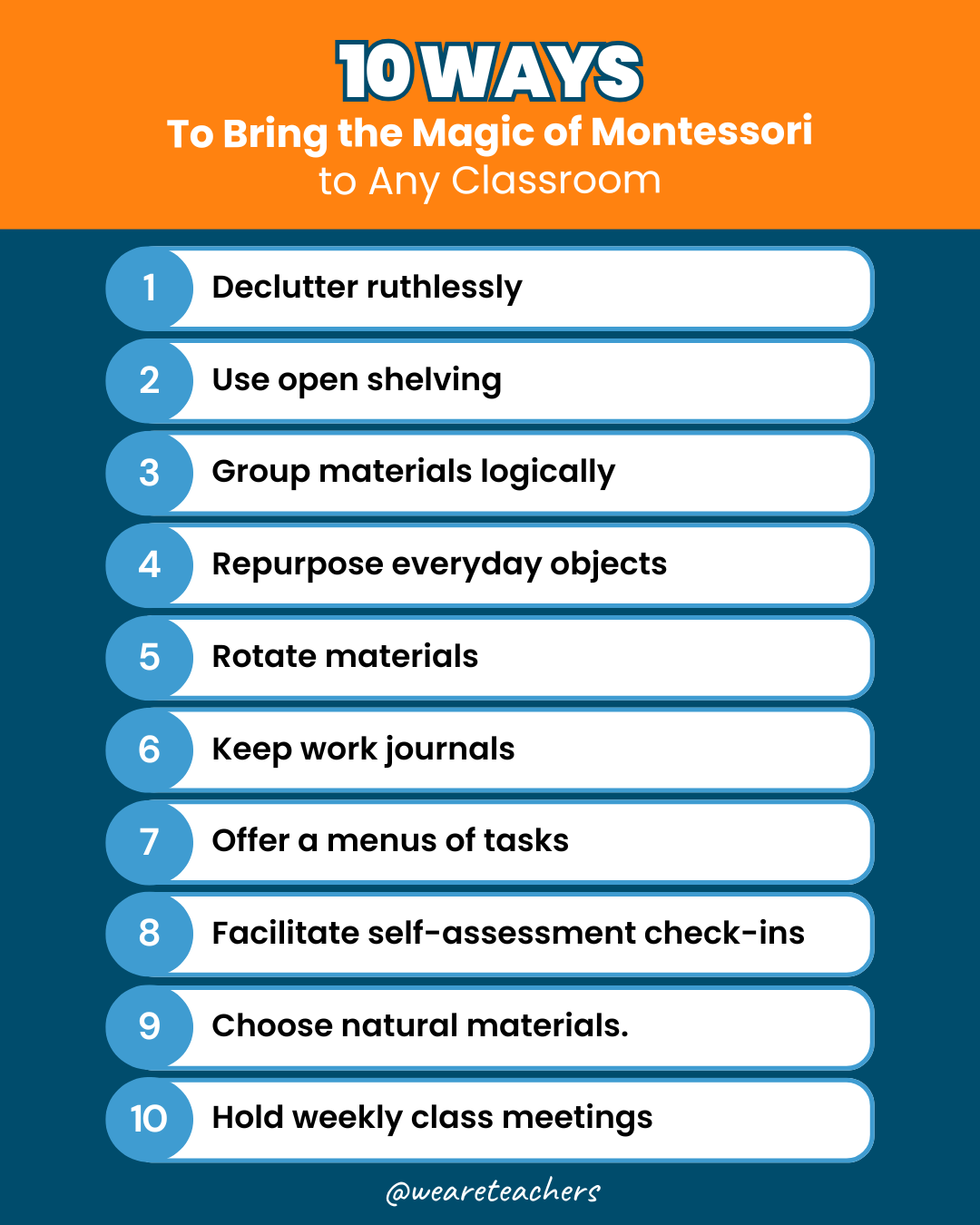 WeAreTeachers_Article_Montessori_Social Image Any classroom can benefit from Montessori principles. Learn how to create a magical space where independence and curiosity thrive.