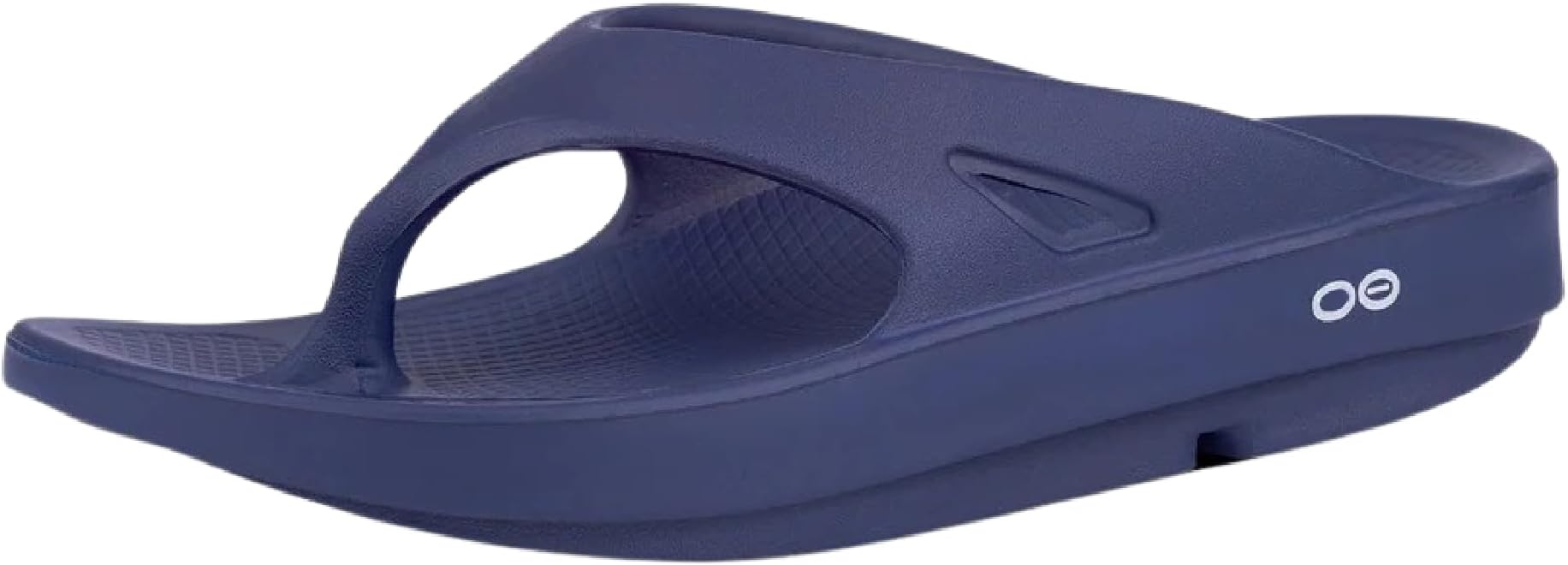OOFOS Recovery Sandal in navy blue