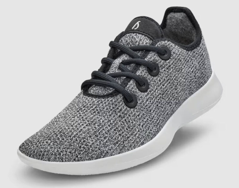Allbirds Tree Runners shoes in grey with white soles