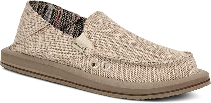 Sanuk Donna Loafers in Beige