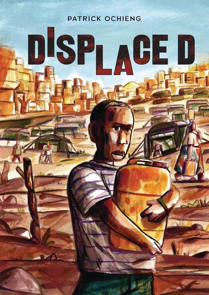 Displaced book cover