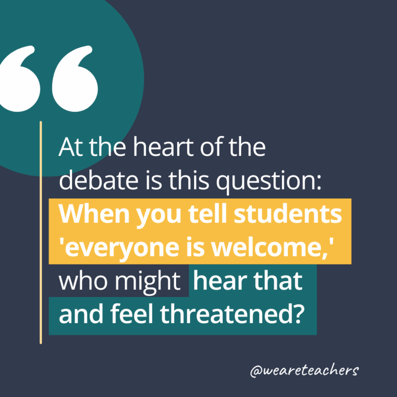 Ban on We Are Welcome Here Poster Ban on We Are Welcome Here Poster