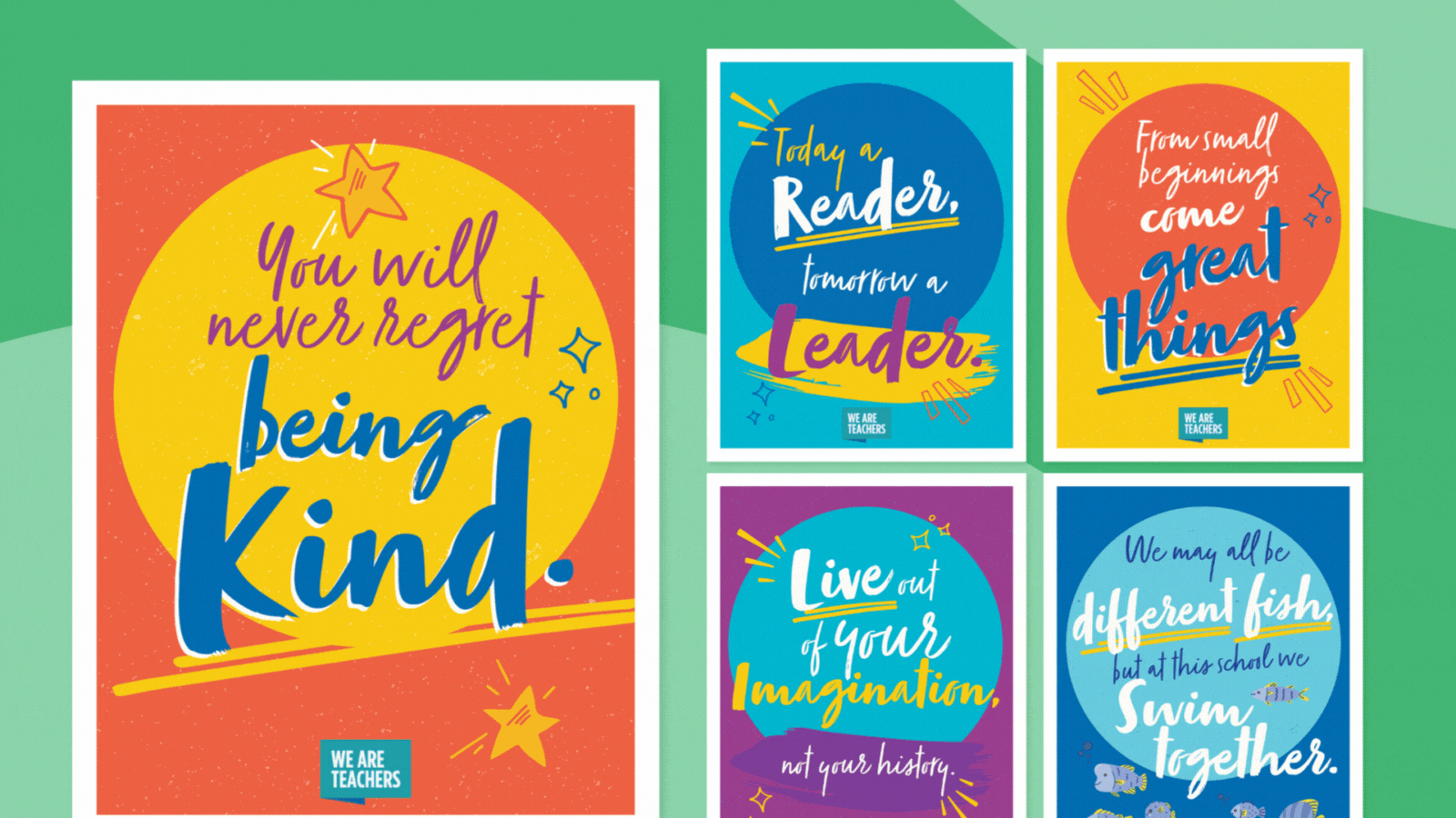 WeAreTeachers_Download_Favorite Classroom Quote Posters_Image classroom quote posters examples