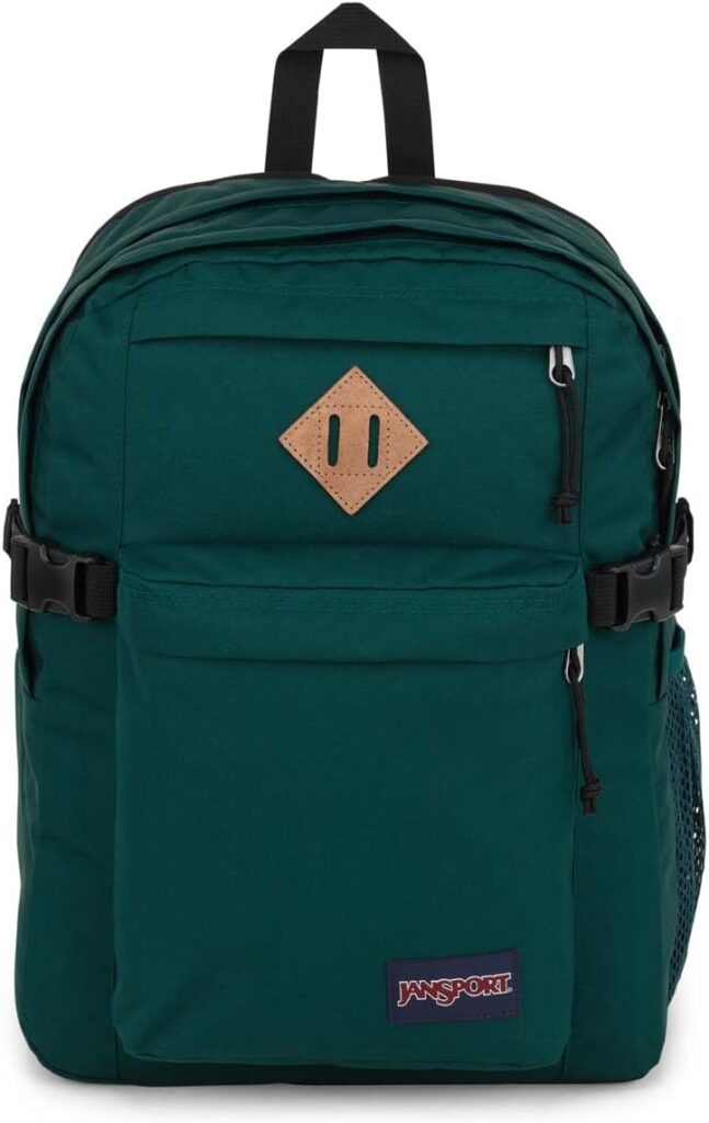 JanSport Main Campus backpack in dark green