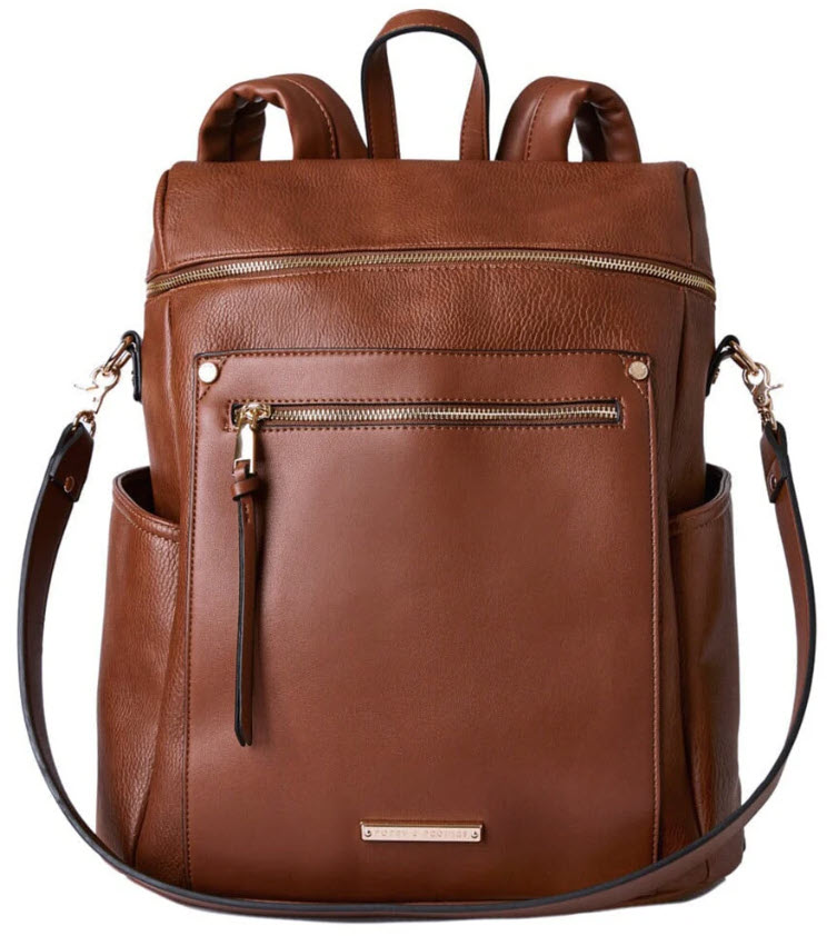 Poppy & Peony Commuter Backpack in Chestnut