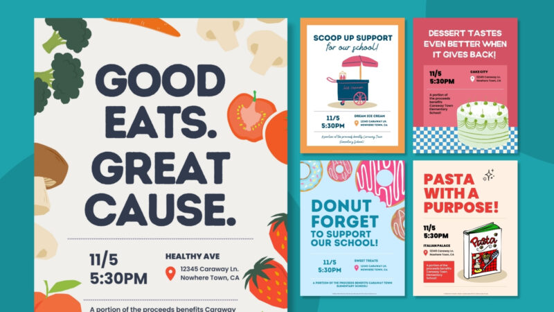 Restaurant Fundraiser Flyers Templates Restaurant Fundraiser Flyer Templates