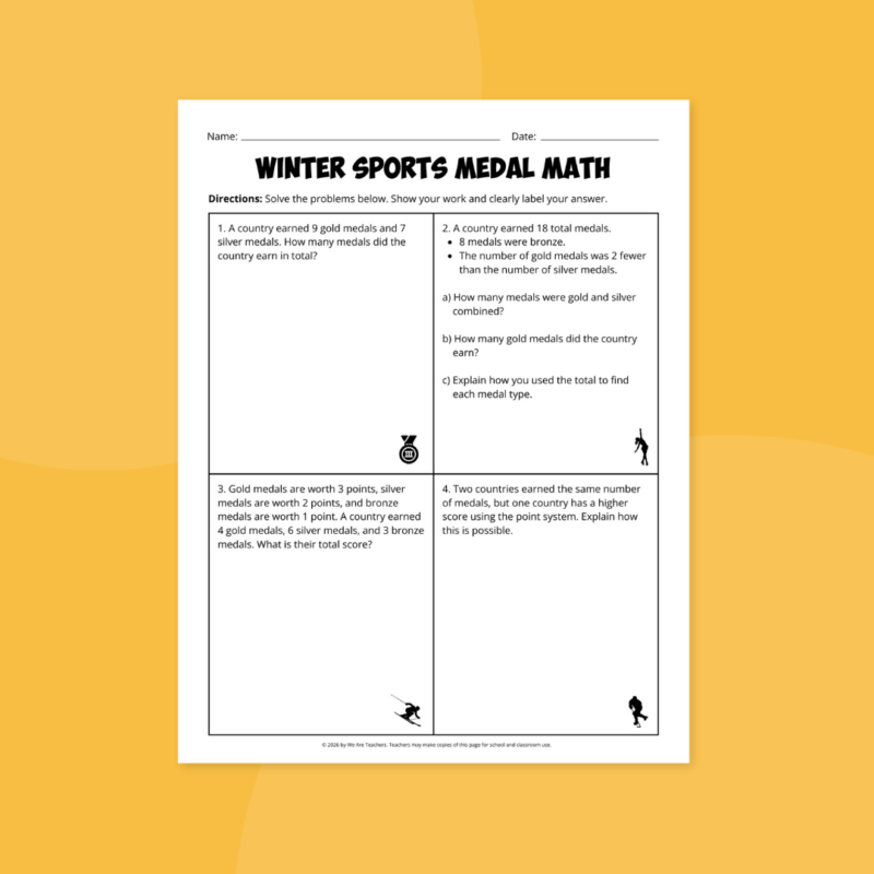 Winter Sports Worksheets free printable winter sports worksheets preview