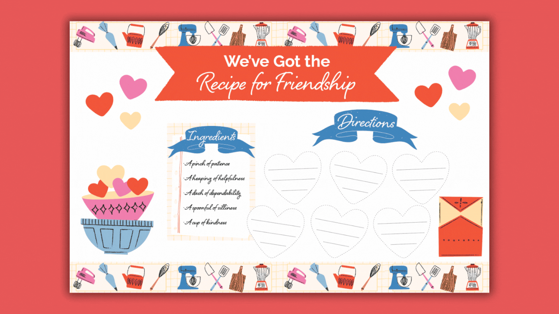 a featured image featuring three Valentine's Day bulletin board kits