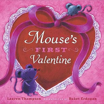Book cover for Mouse's First Valentine as an example of teachers' favorite Valentine's Day books