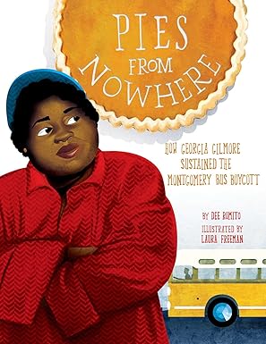 Book cover for Pies from Nowhere as an example of racial justice books for kids