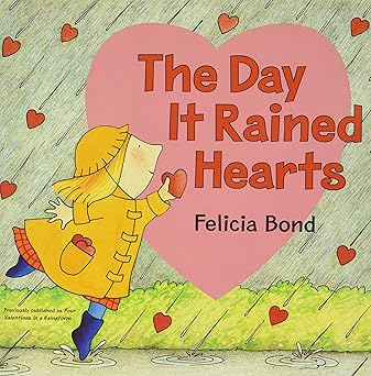 Book cover for The Day It Rained Hearts