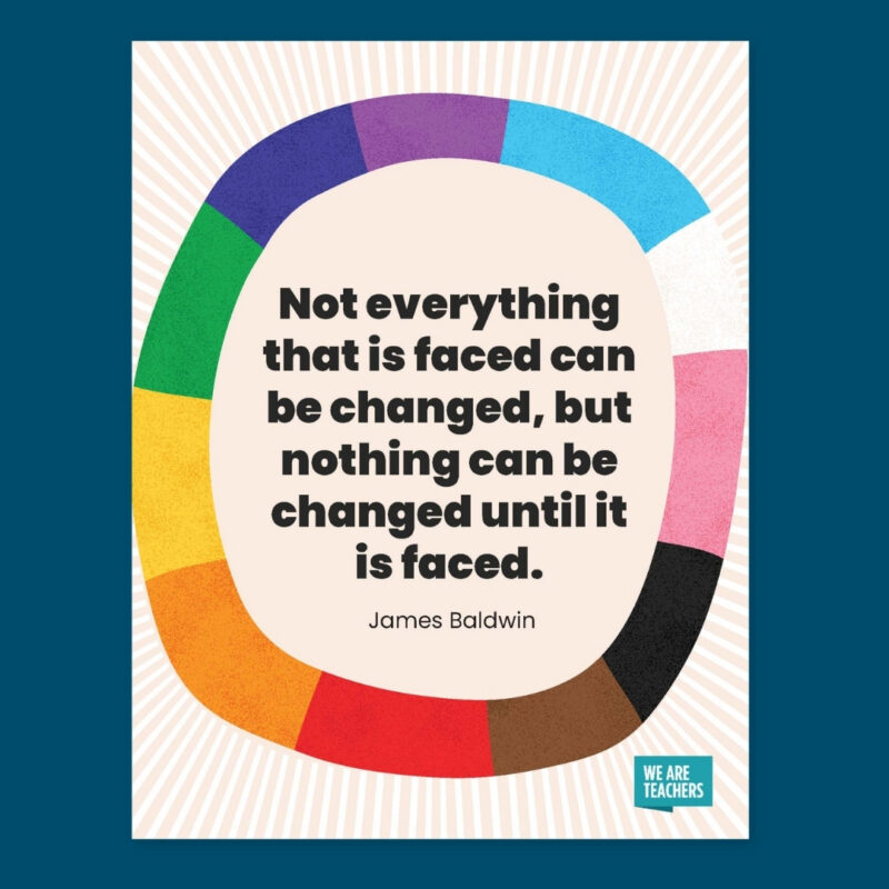 a printable Pride Month poster example