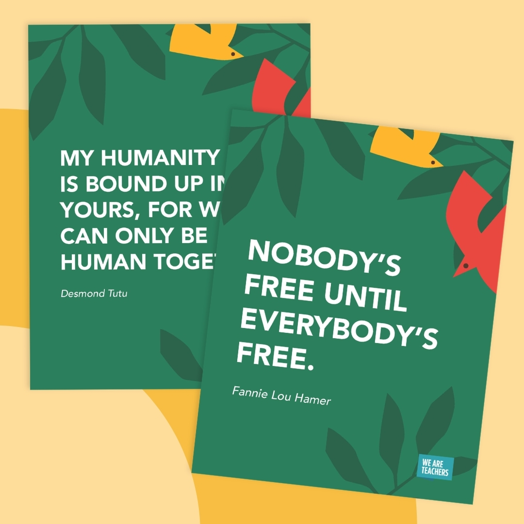 Printable Juneteenth posters for teachers