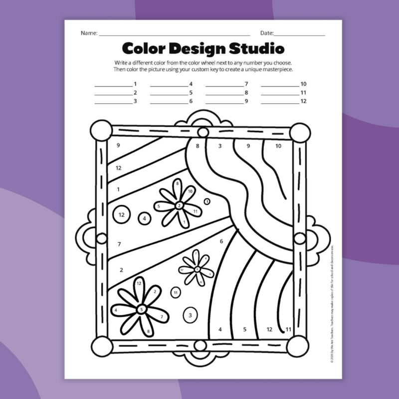color design studio worksheet 