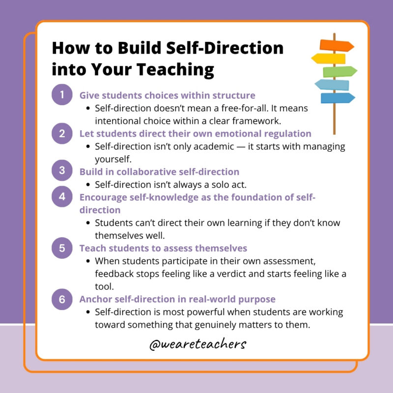 How to Build Self-Direction into your teaching